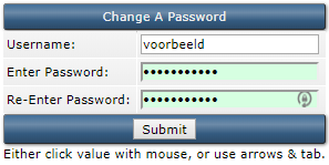 Change A Password
